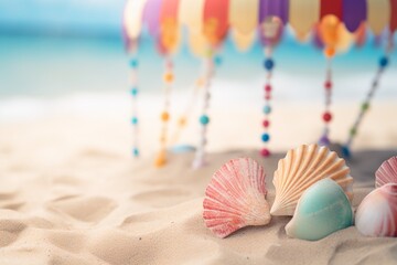 seashells on the beach