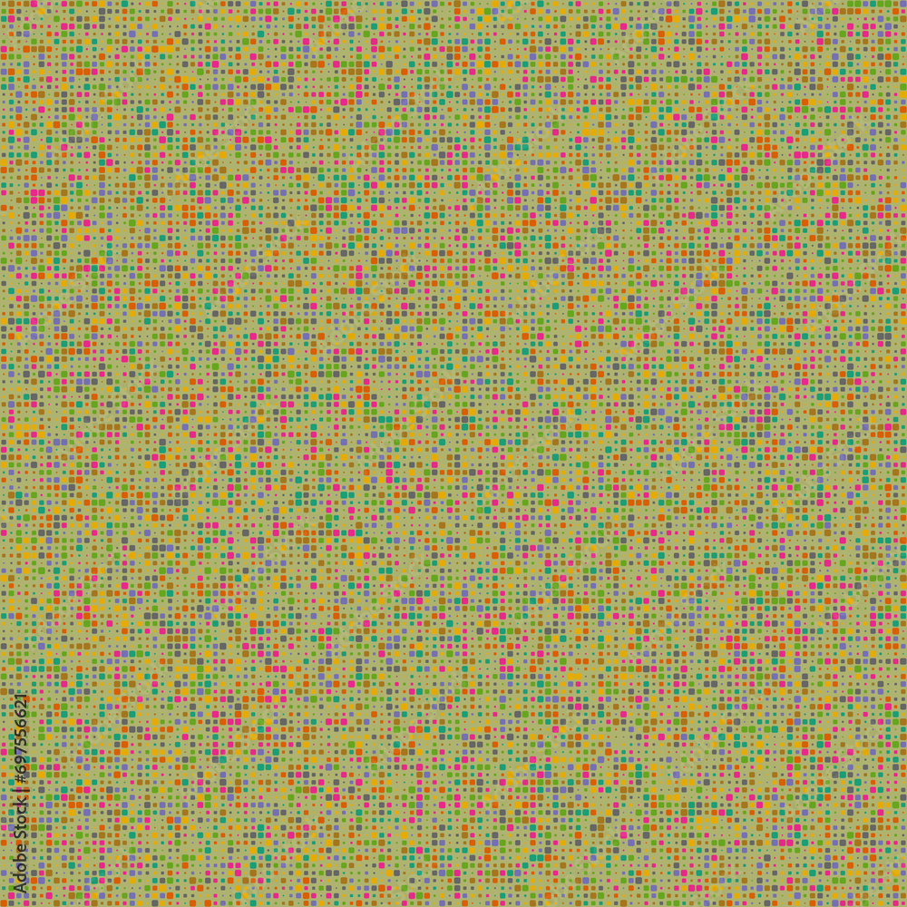 Poster geometric shapes background. rounded squares in multiple colors. earth tones with a touch of warmth.