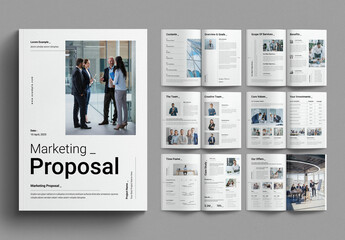 Marketing Proposal Template Design Layout