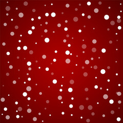 Magic falling snow christmas background. Subtle