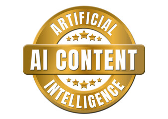 golden Sticker AI Artificial Intelligence - AI content 