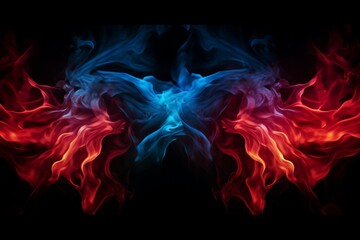Fototapeta premium fire flames background