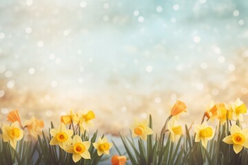spring flowers background