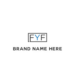 FYF logo. F Y F design. White FYF letter. FYF, F Y F letter logo design. Initial letter FYF linked circle uppercase monogram logo. F Y F letter logo vector design.	
