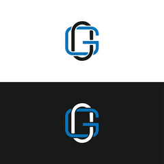 OG logo. O G design. White OG letter. OG, O G letter logo design. Initial letter OG linked circle uppercase monogram logo. O G letter logo vector design.	
