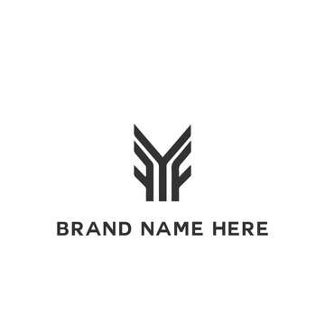 FYF logo. F Y F design. White FYF letter. FYF, F Y F letter logo design. Initial letter FYF linked circle uppercase monogram logo. F Y F letter logo vector design.	

