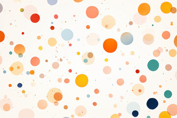 seamless colorful dots background