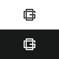 Obraz premium OG logo. O G design. White OG letter. OG, O G letter logo design. Initial letter OG linked circle uppercase monogram logo. O G letter logo vector design. 