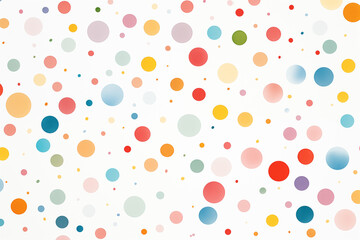 seamless pattern with colorful circles 