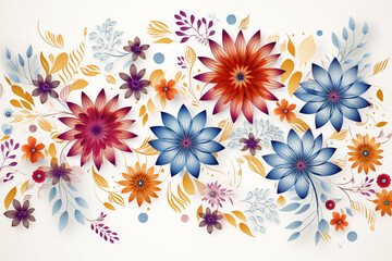 floral background with flower 