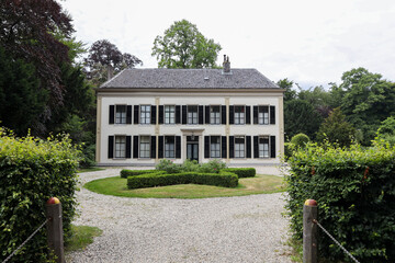 Castle Vollenhof at the Zuiderzeestraat in Wezep (Gelderland)