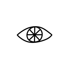 Outline eyes icon 
