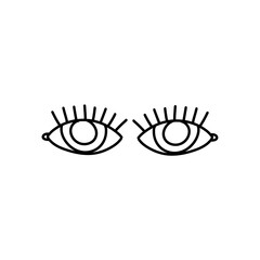 Outline eyes icon 