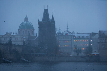 early morning in Prague