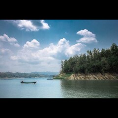 a local village view with a taste of beauty of nature 