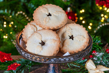 Traditional festive mince pies