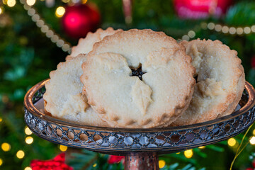 Traditional festive mince pies