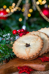 Traditional festive mince pies
