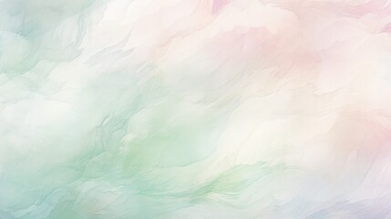 Fototapeta na wymiar Soft pastel watercolor wash resembling fluffy clouds.