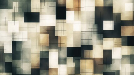 Geometric abstract background in matte colours.
