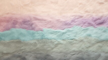 Obraz premium Luxurious Multi-Colored Faux Fur Texture: Soft, and Vibrant