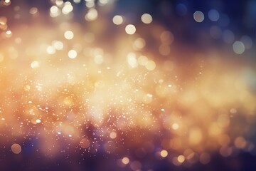 Soft, vintage-colored blurriness melds with bokeh lights on this abstract and enchanting backdrop. Created with generative AI tools