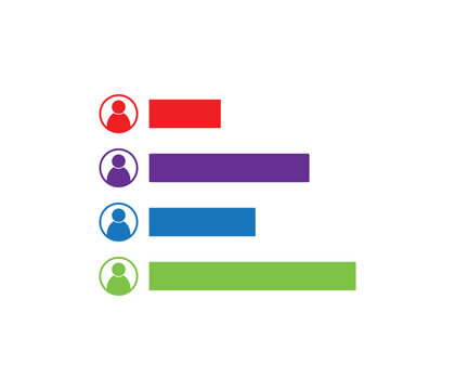 Exit polling icon vector illustration