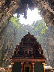 Fototapeta premium Inside batu caves kuala lumpur