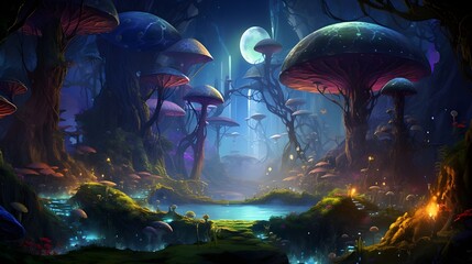 Mushroom jungle