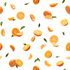 seamless pattern of citrus