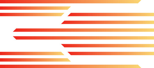 abstract horizontal arrow stripes lines orange gradient background - obrazy, fototapety, plakaty