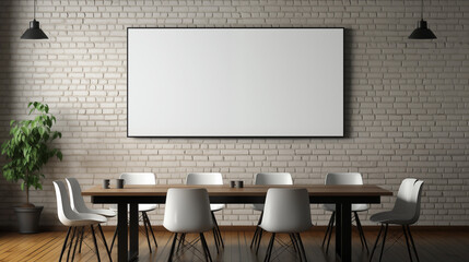 Modern office meeting room interior