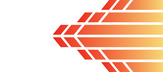 abstract techno arrow speed orange gradient background