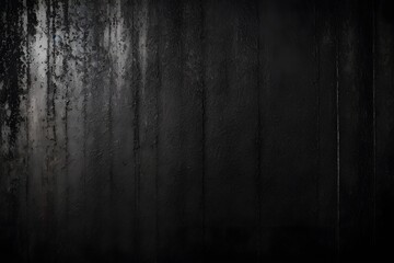Grunge wall background. The dark, rough details add an interesting twist to the abstract design, while the black isolation on a bold silver and black background creates a visually stunning contrast.