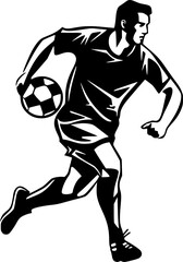 Fototapeta na wymiar Football - High Quality Vector Logo - Vector illustration ideal for T-shirt graphic