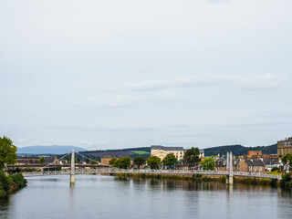 Fototapeta na wymiar Greig Street Bridge in Inverness