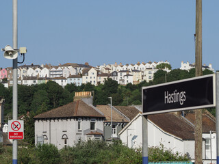 Terraced houses row in Hastings - 697608265