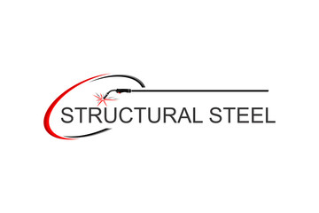Fabrication steel welding industry logo design.