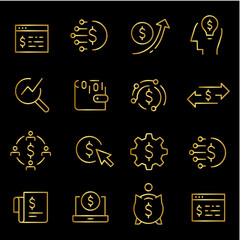 Finance Icons vector design