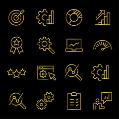 Project Management Icons vector design