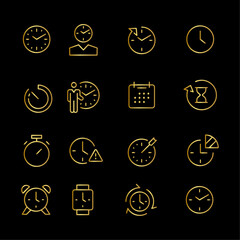 Time Icons vector design