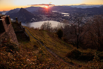 Lugano al Tramonto