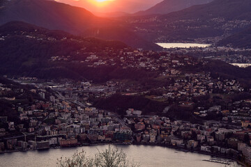 Lugano al Tramonto