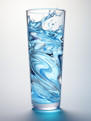 glass with water