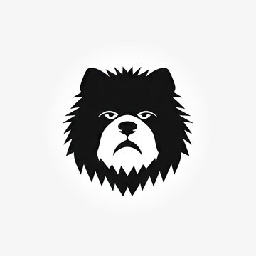 recommend clip art: Chow Chow Icon, Small Dog Black Silhouette, Puppy Pictogram, Pet Outline, Chihuahua Symbol Isolated