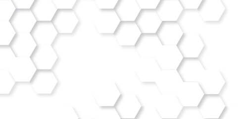 Background with hexagons . Abstract background with lines . white texture background . hexagon abstract background. Surface polygon pattern with glowing hexagon paper texture and futuristic business.
