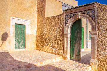 Ancient Berber Village in the Mountainous Region of Takrouna, Sousse, Tunisia.