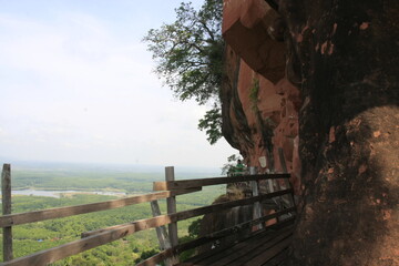 Wat Phu thok. The temple with stairways to heaven.
