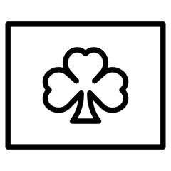 st patrick days flag