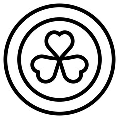 st patrick days coin